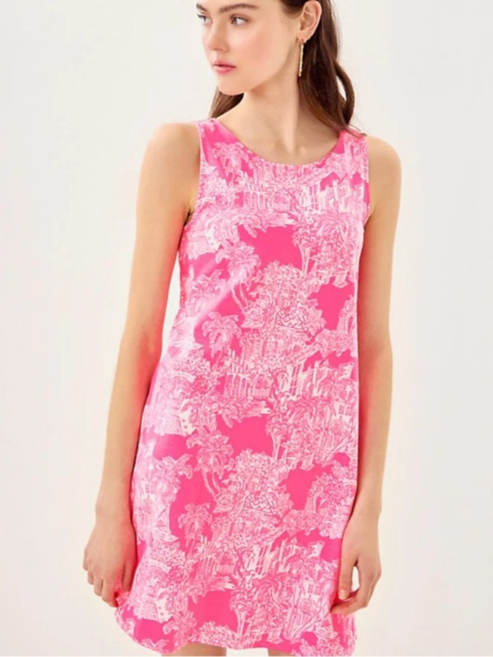 NWT Lilly Pulitzer Kristen Swing Dress (Roxie Pink) Size L